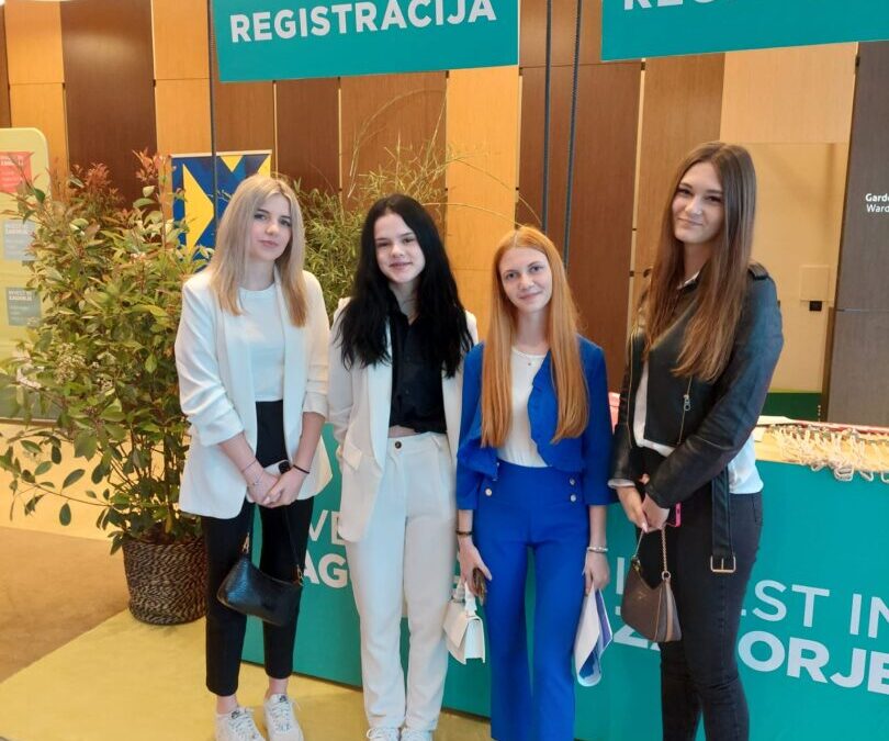 Učenice uspješno predstavile svoje poslovne ideje na konferenciji Invest in Zagorje 2025.
