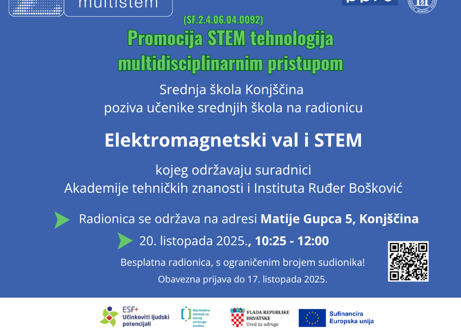 POZIV NA RADIONICU ELEKTROMAGNETSKI VAL I STEM