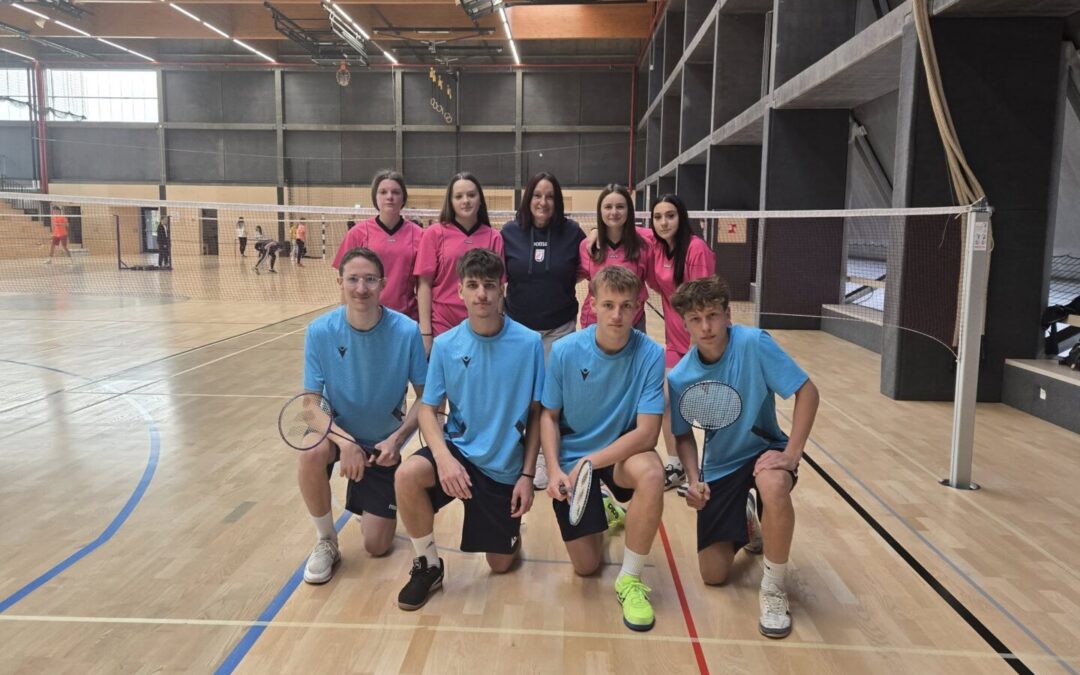 Županijsko natjecanje srednjih škola u badmintonu – naši učenici osvojili 4. mjesto