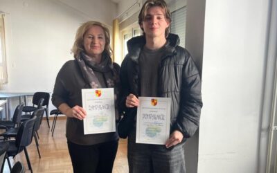 Osvojeno 2. mjesto na županijskom natjecanju iz engleskog jezika