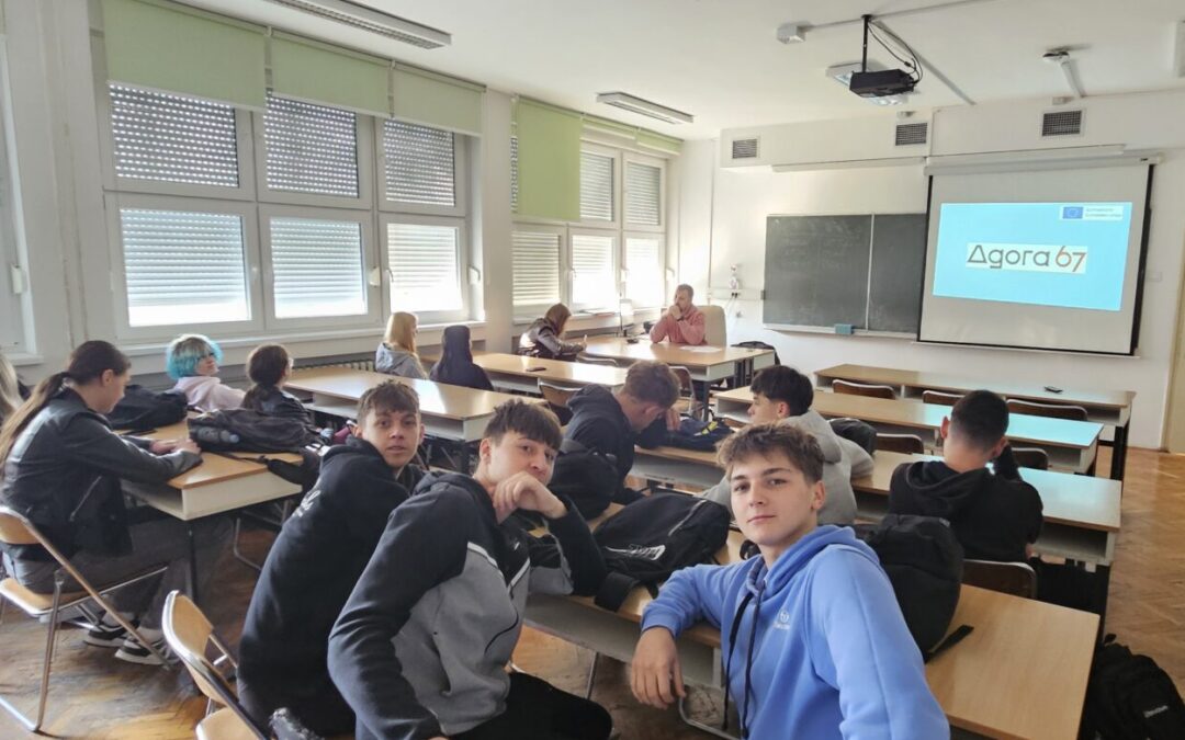 Mladi i demokracija: Erasmus+ projekt „Agora 67“ potaknuo raspravu o političkoj participaciji u našoj školi