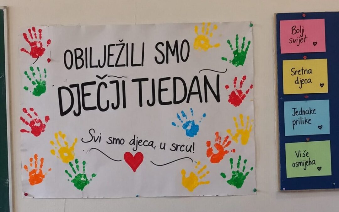 Dječji tjedan u našoj školi